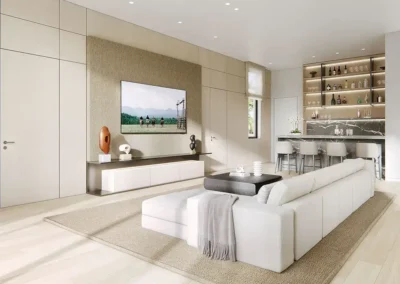 The Mansions on Fisher Island Living Room